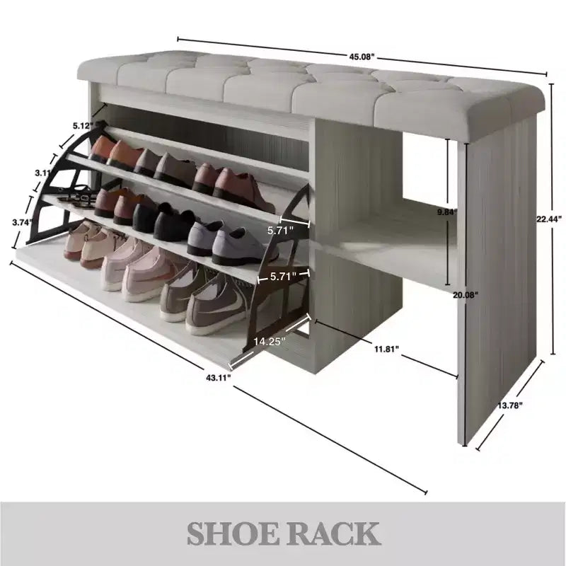 ChaletPosh Schuhbank mit Stauraum
