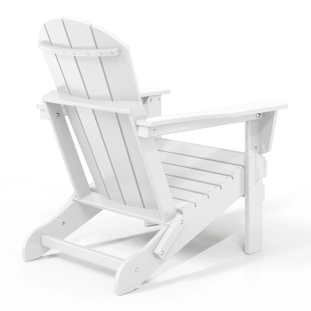 Polytrends Laguna Adirondack stolica za vanjsku terasu, otporna na izbljeđivanje i sve vremenske uvjete, sklopiva