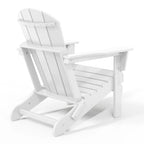 Polytrends Laguna Adirondack stolica za vanjsku terasu, otporna na izbljeđivanje i sve vremenske uvjete, sklopiva