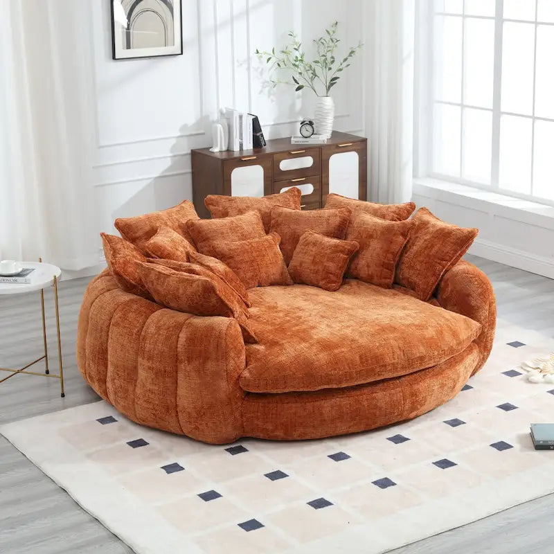Comodo divano letto matrimoniale a panetto, divano letto oversize con braccioli