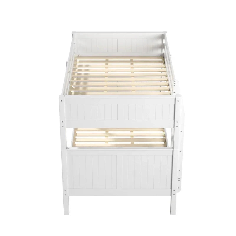Camaflexi stapelbed in Full-over-Full-formaat met Twin-uitschuifbed - hoofdbord met panelen