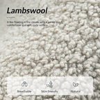 Sheila moderner 30 W Bouclé-Sessel mit Beinen aus Massivholz, 2er-Set von HULALA HOME
