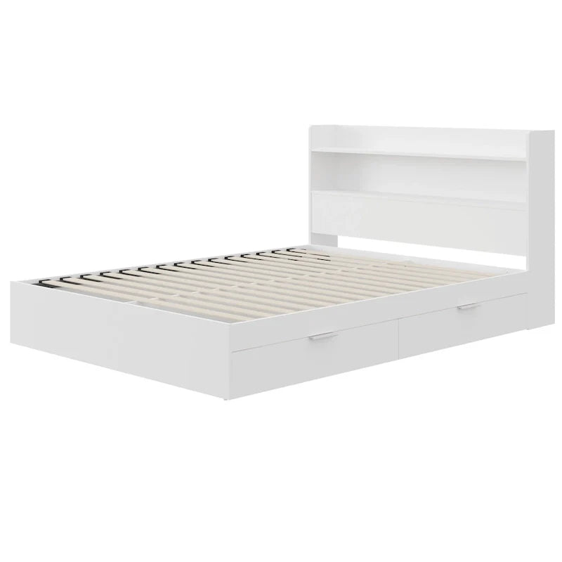 Plattformbett Hunter mit Kopfteil