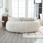 Comodo divano letto matrimoniale a panetto, divano letto oversize con braccioli