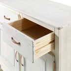 Groene houten buffetkast