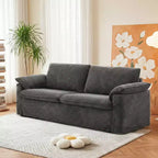Sufan loveseat Dyonery 86 Cloud, sedil fond u mħaded wesgħin għall-dirgħajn, qafas b'saħħtu, disinn ergonomiku li jieħu n-nifs