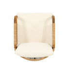 Jabe-Set aus Outdoor-Clubsesseln aus Akazienholz und Korbgeflecht von Christopher Knight Home