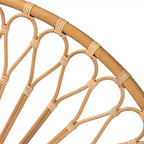 Kopfteil aus natürlichem Rattan, Braun