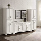 Set da 3 pezzi Tara di credenza e dispensa effetto usurato - Crosley