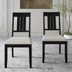 CraftPorch klassisches 7-teiliges Esszimmer-Set aus Holz