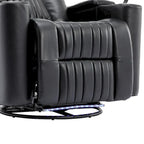 Poltrona reclinabile elettrica multifunzionale girevole a 270° per home theater