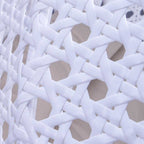 LeisureMod hängender Doppelsitz-Eierstuhl mit Gestell – Outdoor-/Indoor-Hängesessel aus Rattan-Geflecht für Terrasse, Schaukel und Hängeliege mit Polstern