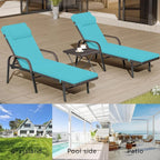 Kullavik 3-PiecesOutdoor Chaise Lounge Set