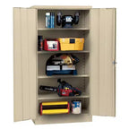 Edsal freistehender Stahlschrank, 36 B x 18 T x 72 H, Beige