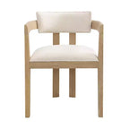 Set da pranzo rotondo moderno Christopher Knight Home Shankar da 5 pezzi con sedie imbottite in legno della gomma