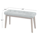 4-teiliges Nettie-Esszimmer-Set aus Massivholz von Simple Living