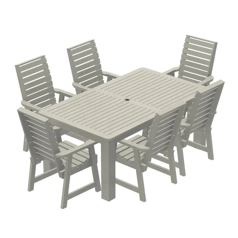 HIGHWOOD PROFESSIONAL 7-dijelna vanjska garnitura za blagovanje 42x72