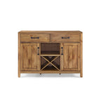 Credenza Crosley Roots con finitura naturale - 52 W x 18 D x 36 H