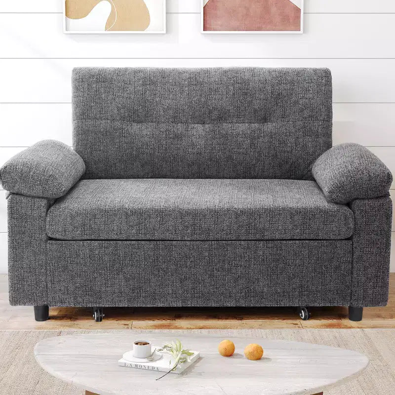 Dyonery 3-in-1-Schlafsofa, ausziehbares Schlafsofa mit verstellbarer Rückenlehne