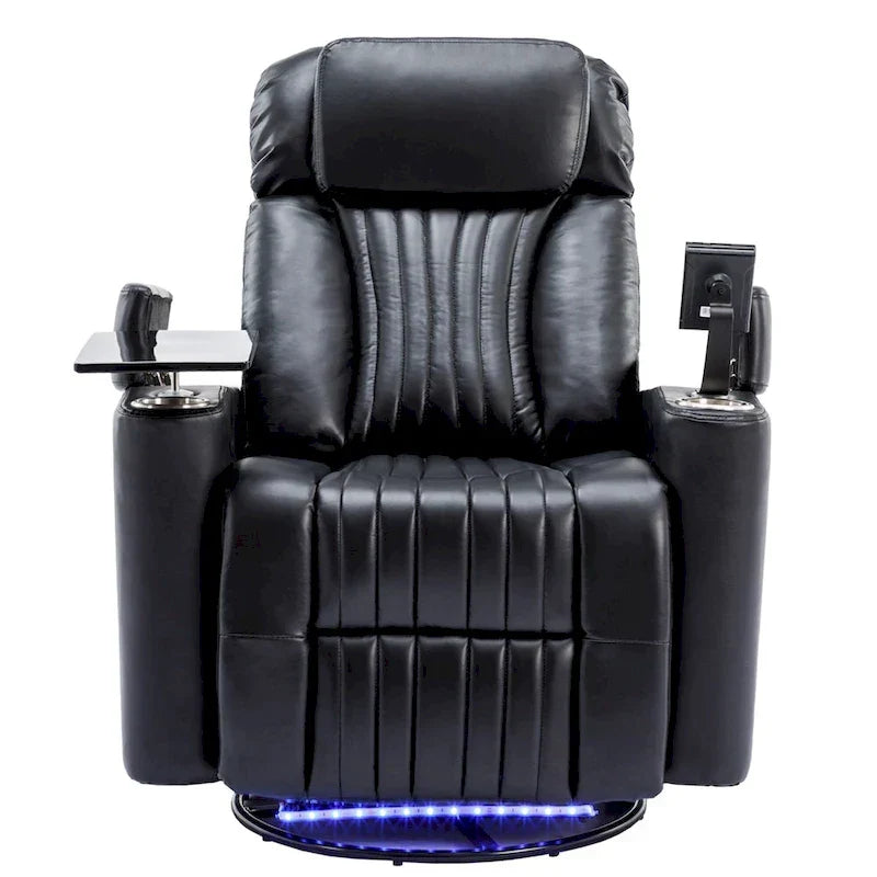 Poltrona reclinabile elettrica multifunzionale girevole a 270° per home theater
