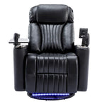 Poltrona reclinabile elettrica multifunzionale girevole a 270° per home theater
