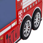 GDFStudio Juna Einzelbett-Feuerwehrbett mit LED-Beleuchtung