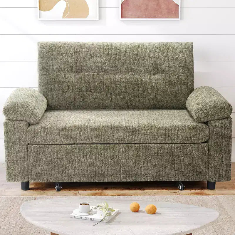 Dyonery 3-in-1-Schlafsofa, ausziehbares Schlafsofa mit verstellbarer Rückenlehne